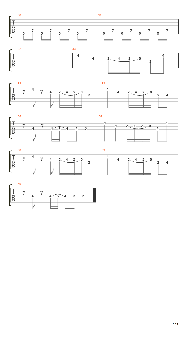 Danzing吉他谱