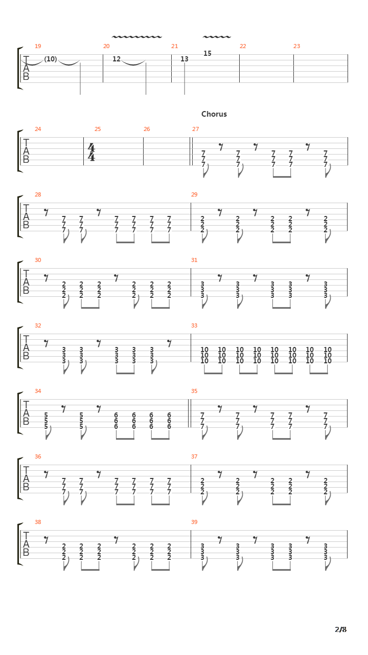 Whisperer吉他谱