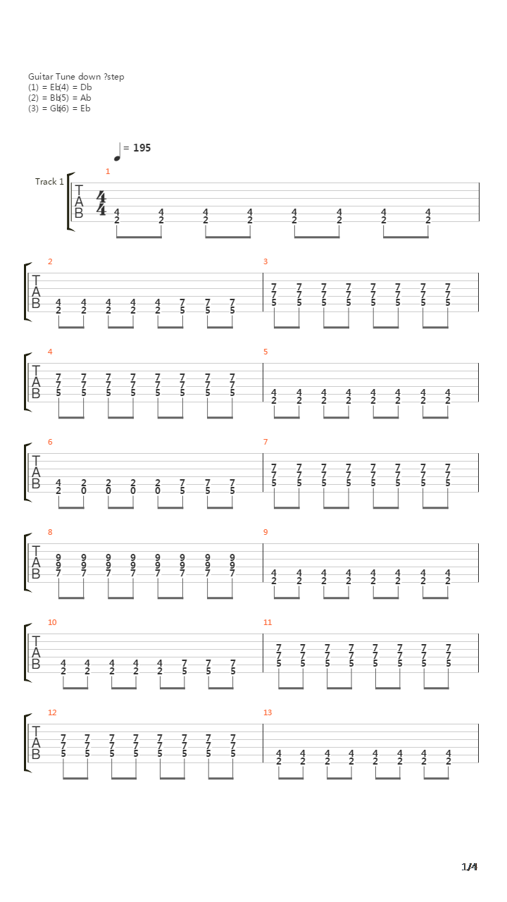 Signals吉他谱