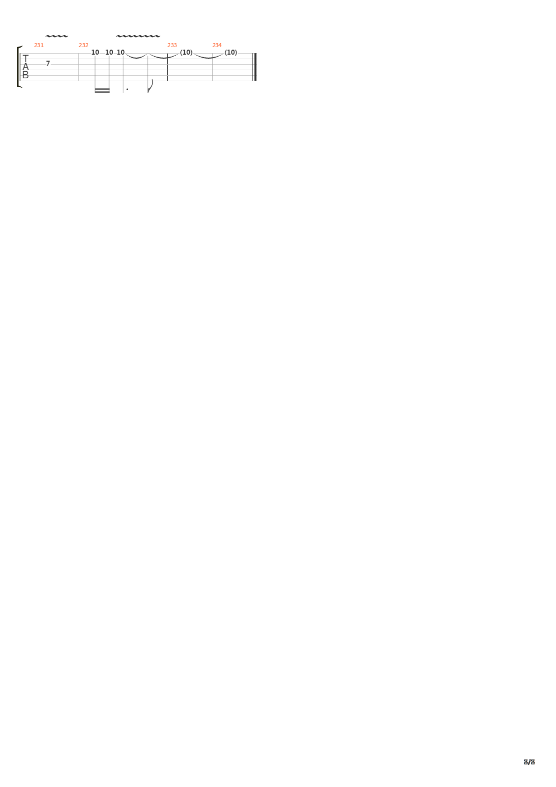 Musa吉他谱