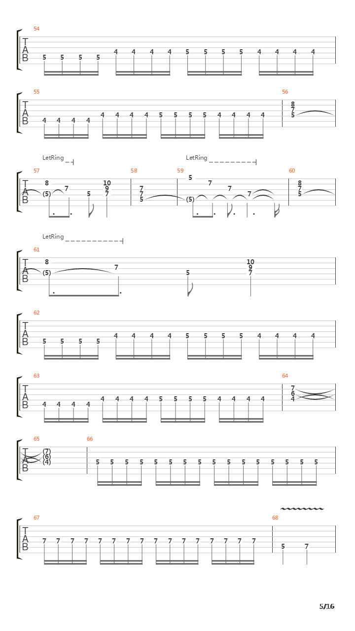 Musa吉他谱
