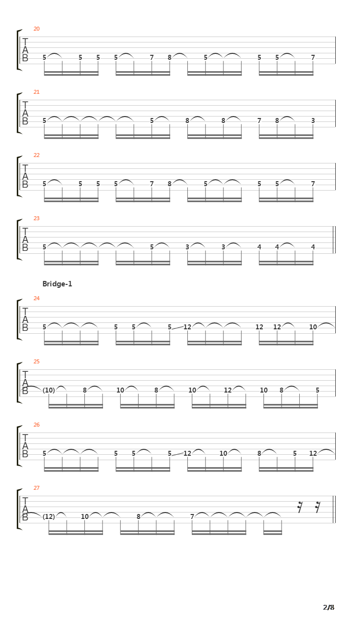 Atripto Pran吉他谱