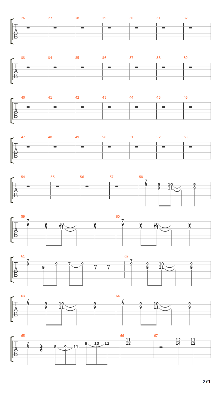 Estos Celos吉他谱