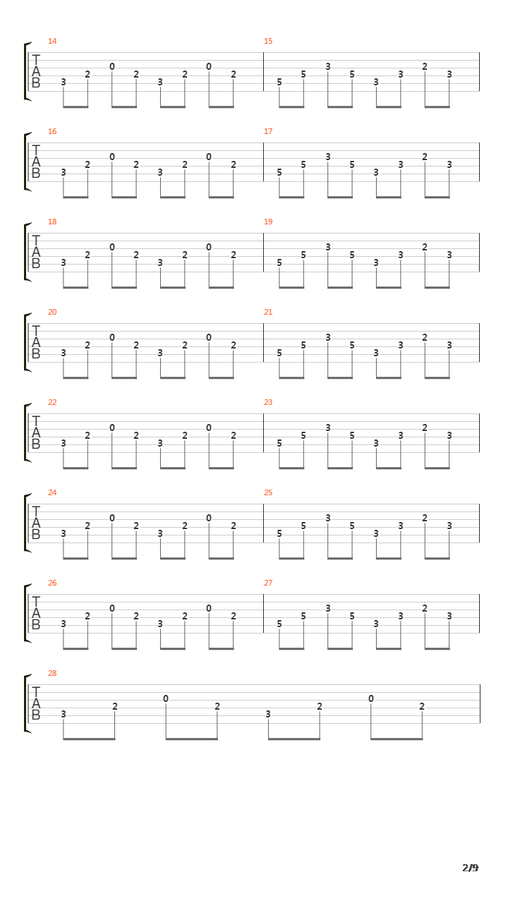 Pariah吉他谱