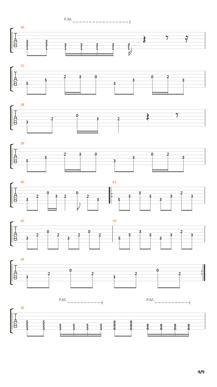 Pariah吉他谱