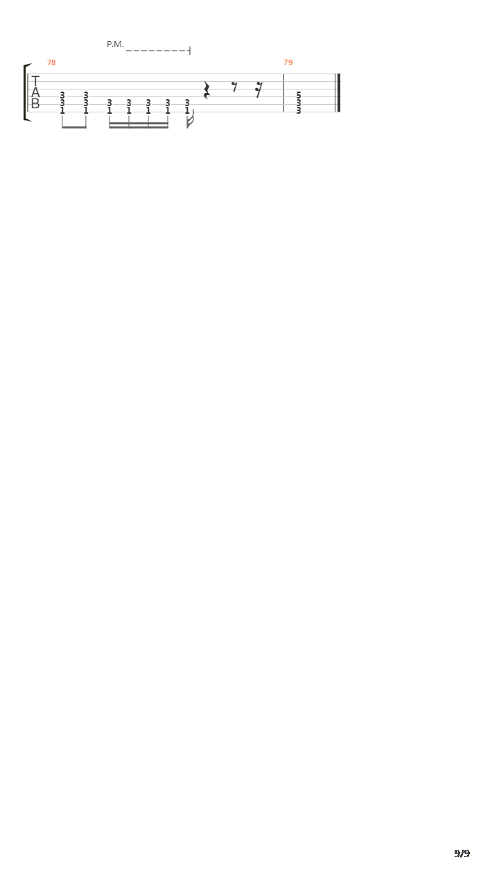 Pariah吉他谱