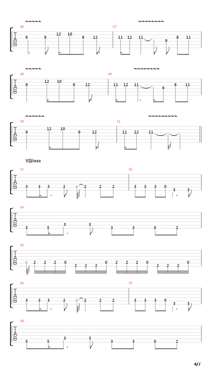 Tie吉他谱