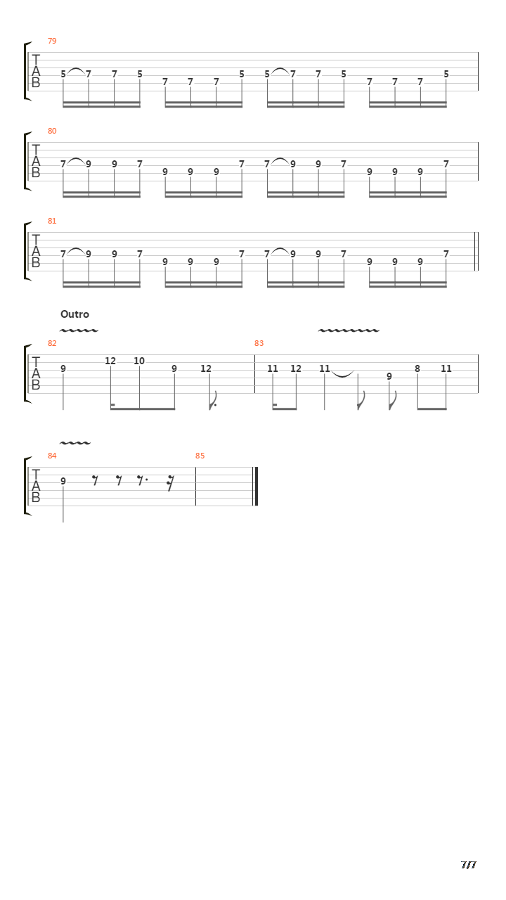 Tie吉他谱