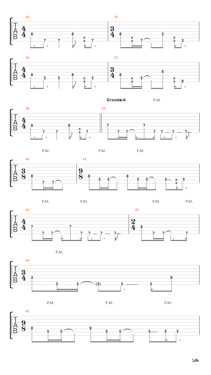 Bunch Of Old Riffage吉他谱