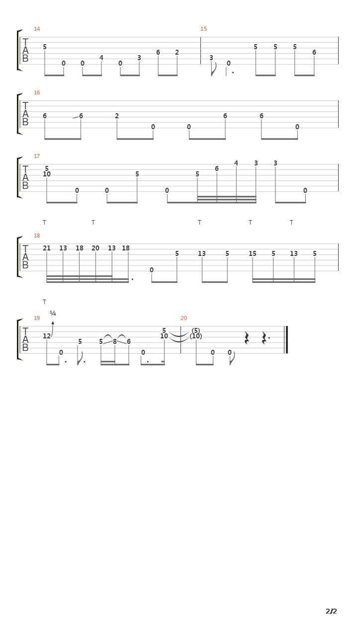 Masstadens Nationalsang吉他谱