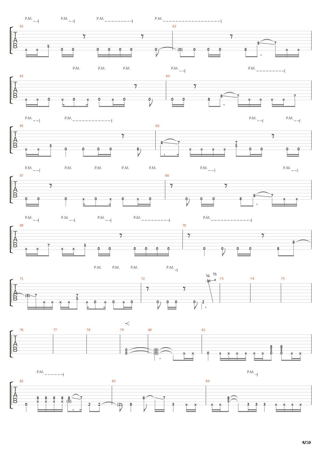 Traces吉他谱