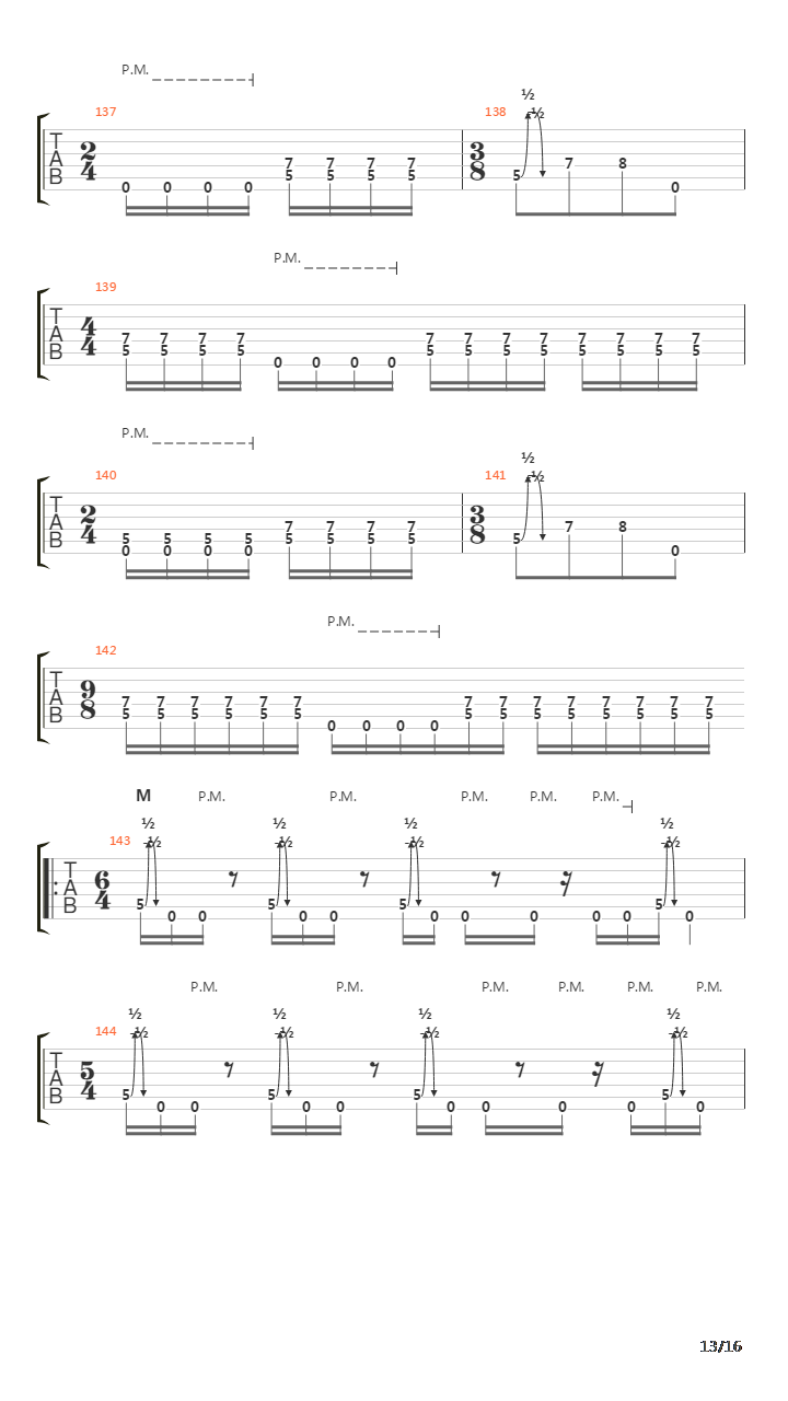 Traces吉他谱