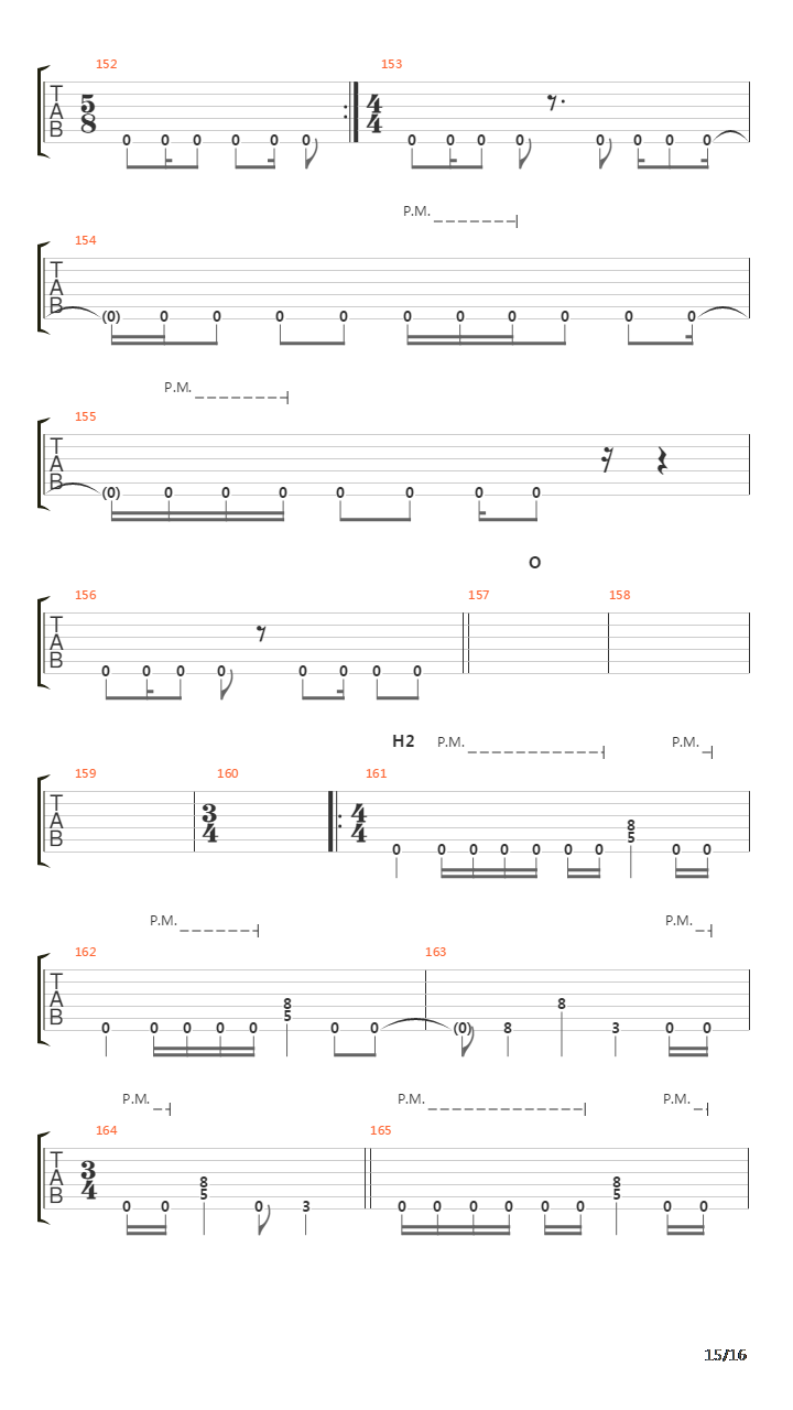 Traces吉他谱