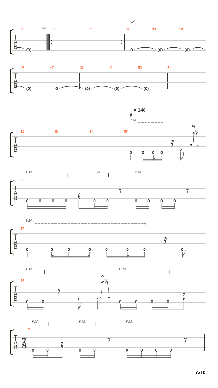 Traces吉他谱