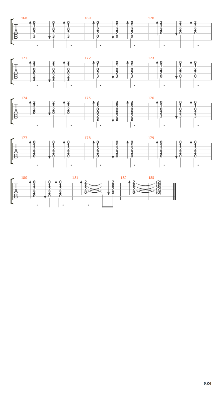 Mojada吉他谱