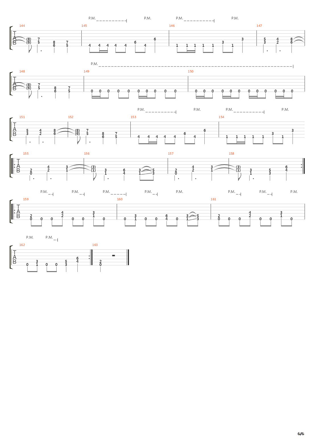 Endless Tyrannies吉他谱