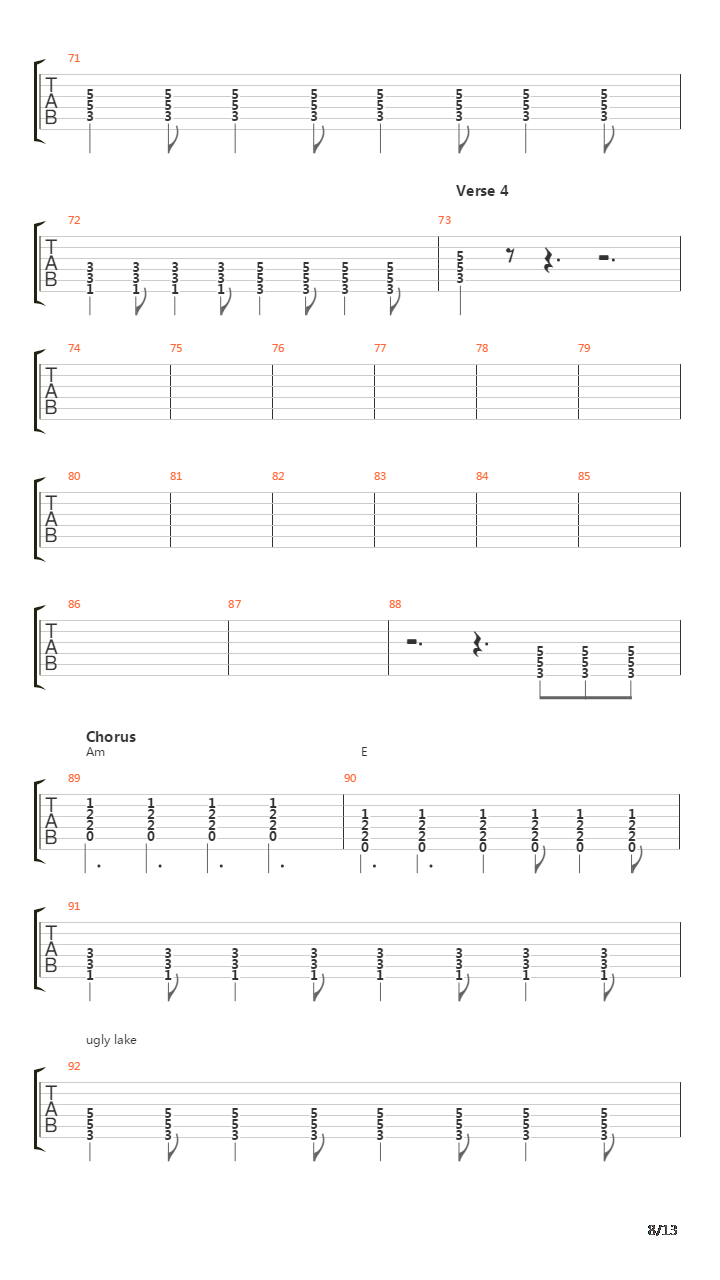 American Music吉他谱