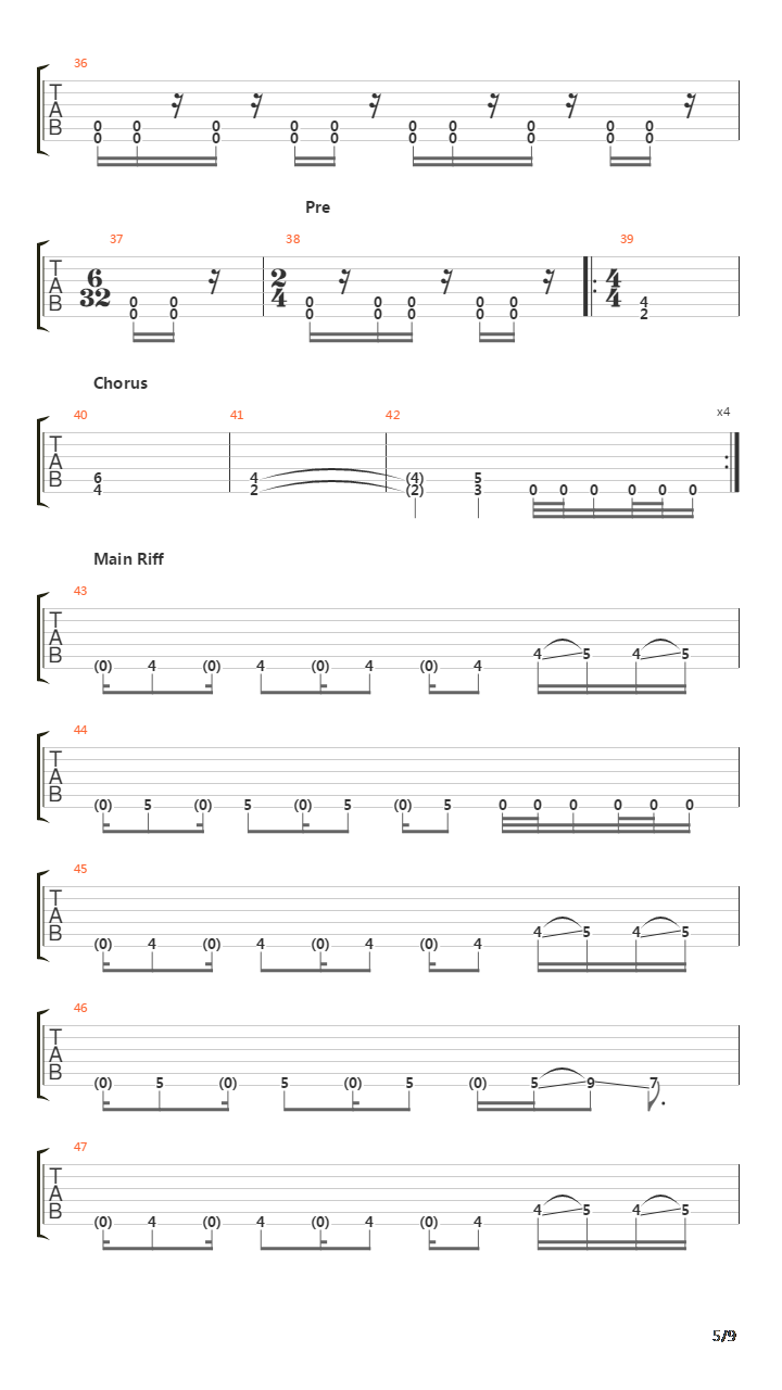 Reasons To Hate吉他谱