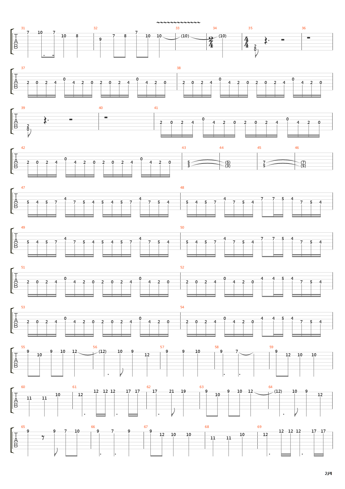 Prelude Of Oblivion吉他谱