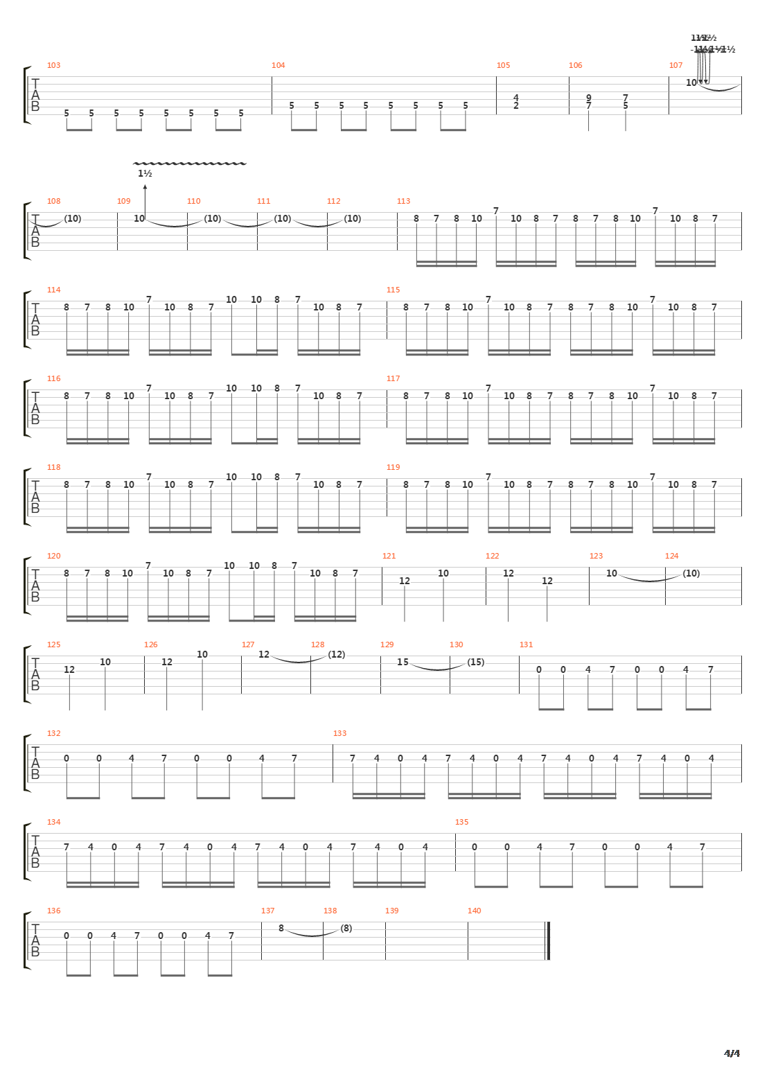Prelude Of Oblivion吉他谱