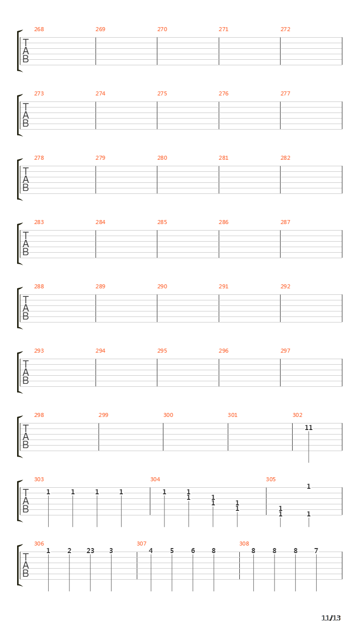 54吉他谱