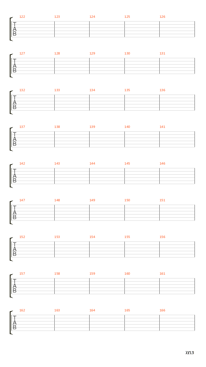 54吉他谱