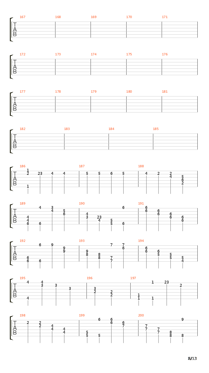 54吉他谱