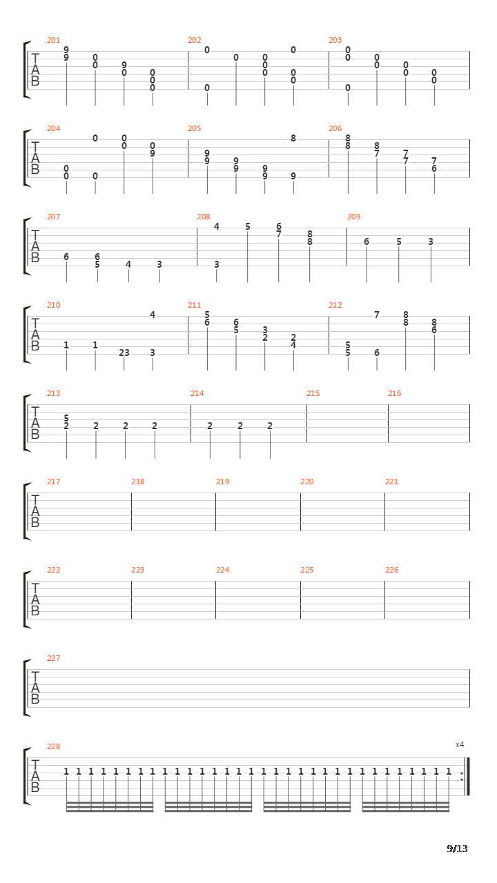 54吉他谱