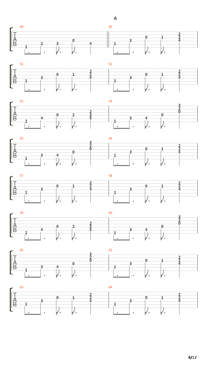 Bandit吉他谱