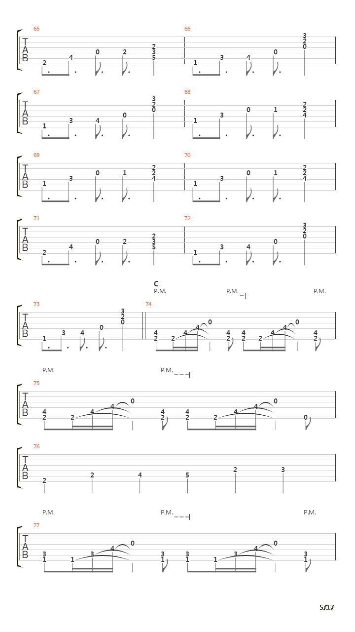 Bandit吉他谱
