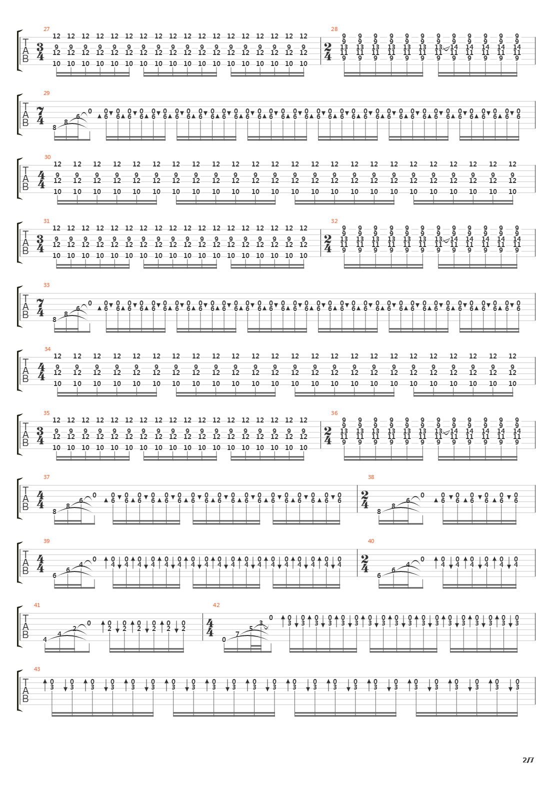 Dead Cities Of Syria吉他谱