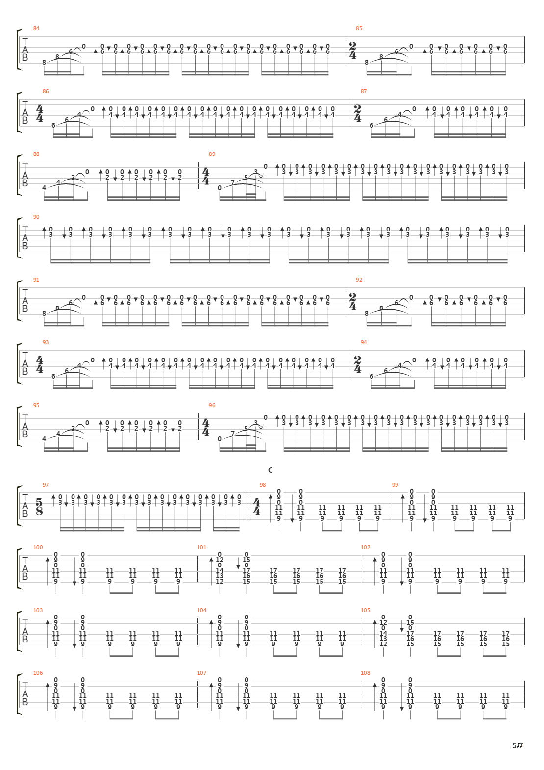 Dead Cities Of Syria吉他谱