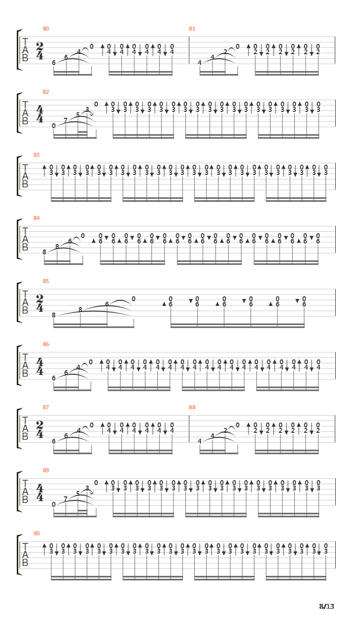Dead Cities Of Syria吉他谱