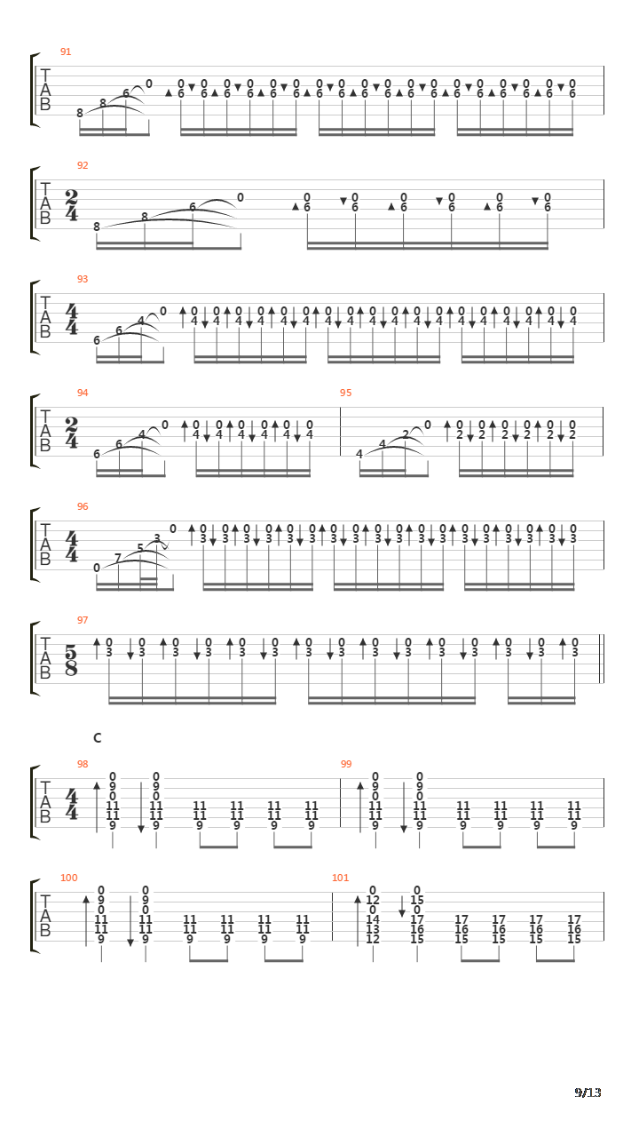 Dead Cities Of Syria吉他谱