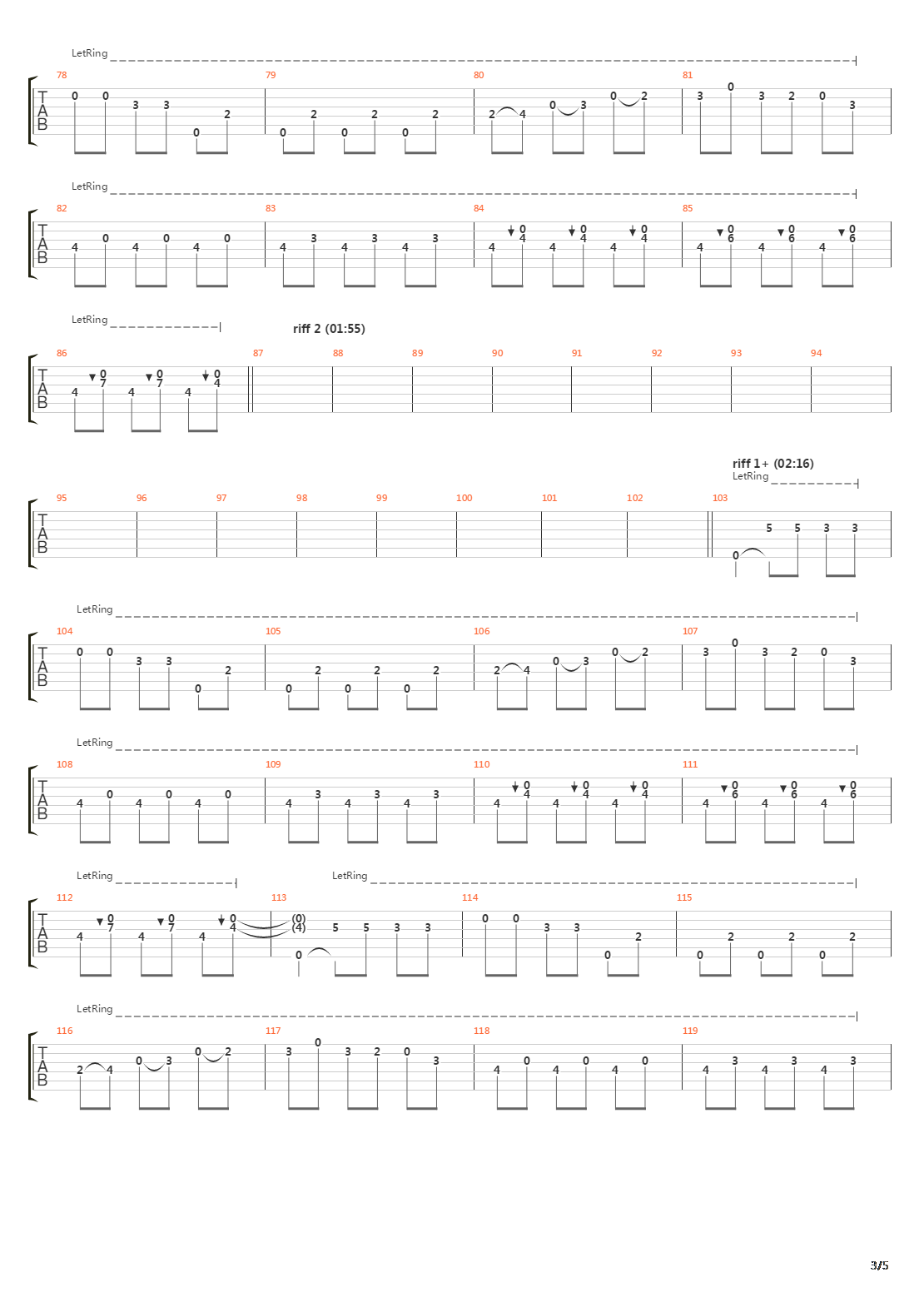 Road吉他谱