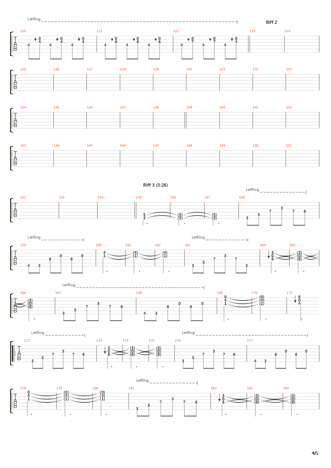 Road吉他谱