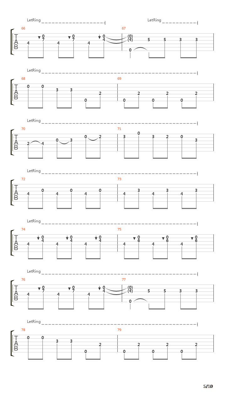 Road吉他谱