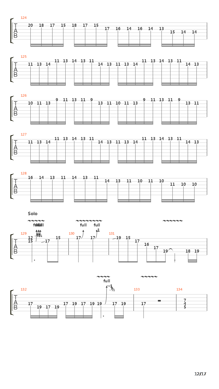 La Vita Fugge吉他谱