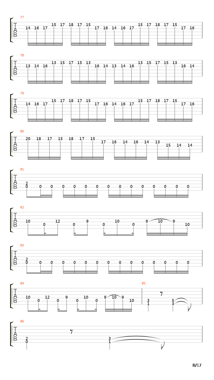 La Vita Fugge吉他谱