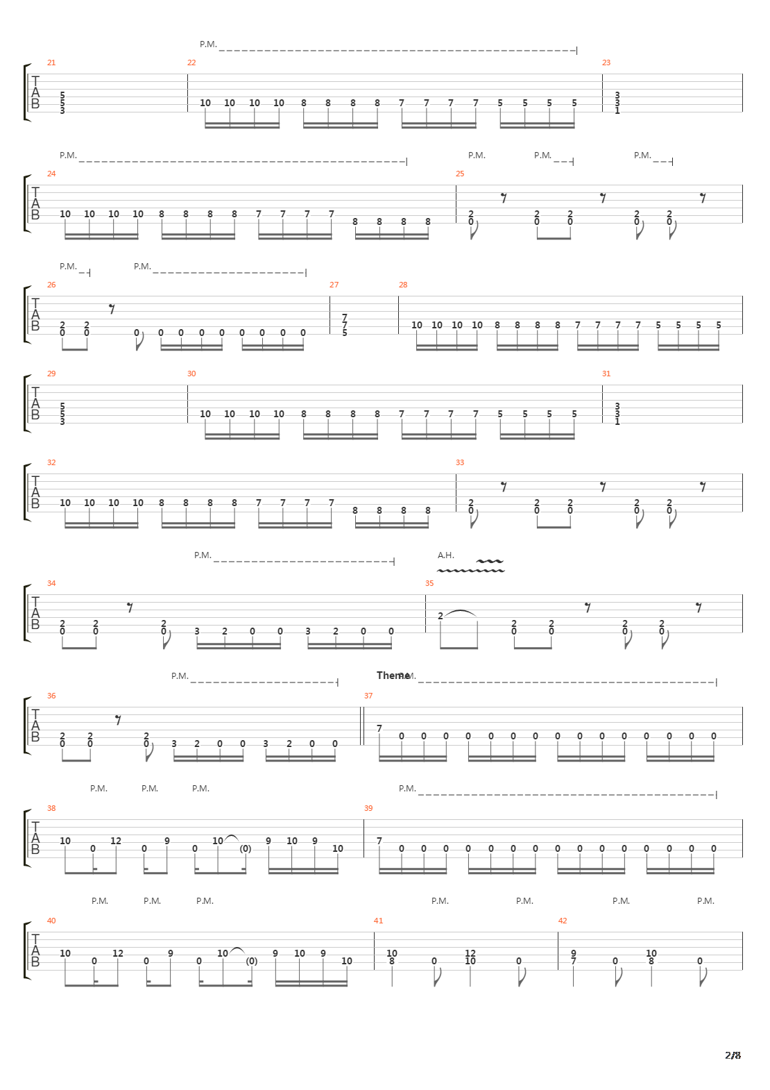 La Vita Fugge吉他谱