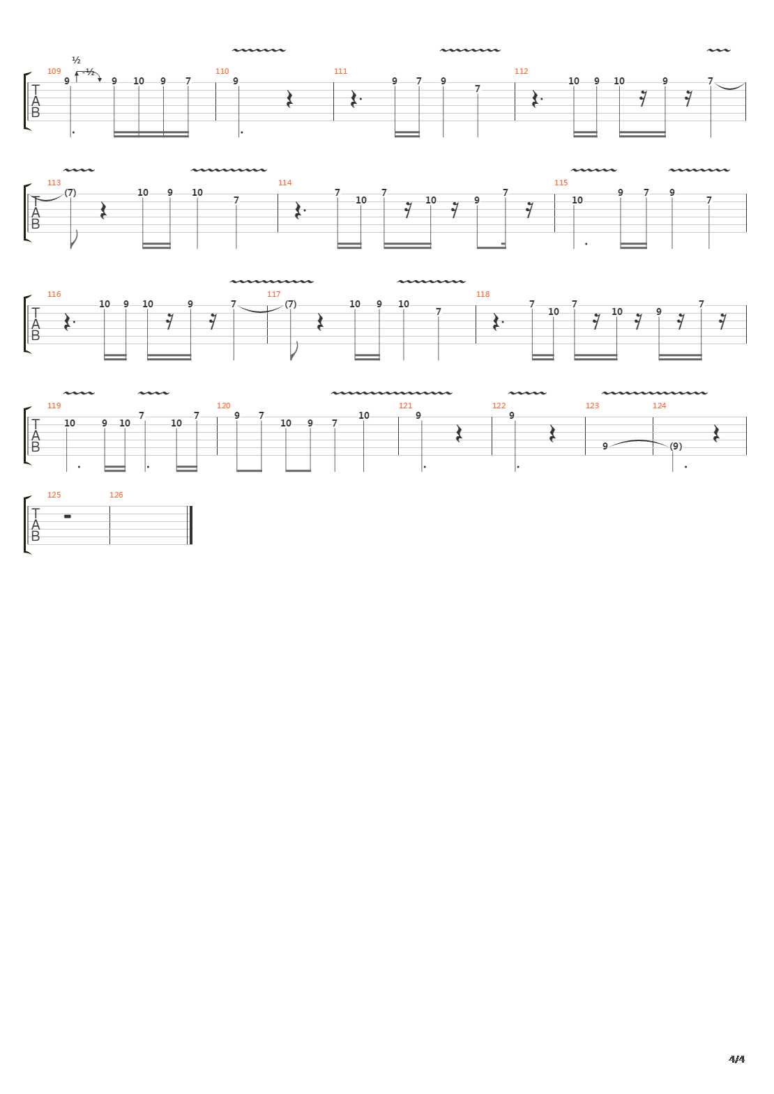 The Final Countdown吉他谱