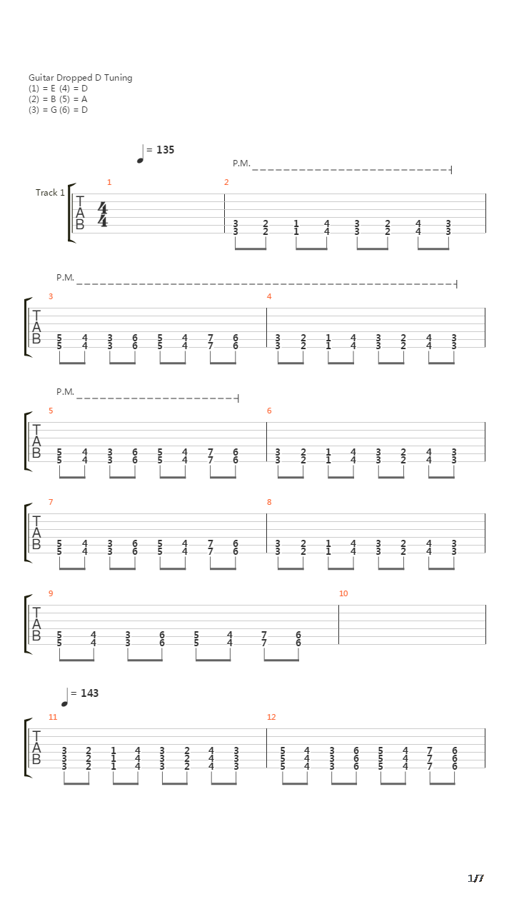 Hammer Down The Nails Part 1吉他谱