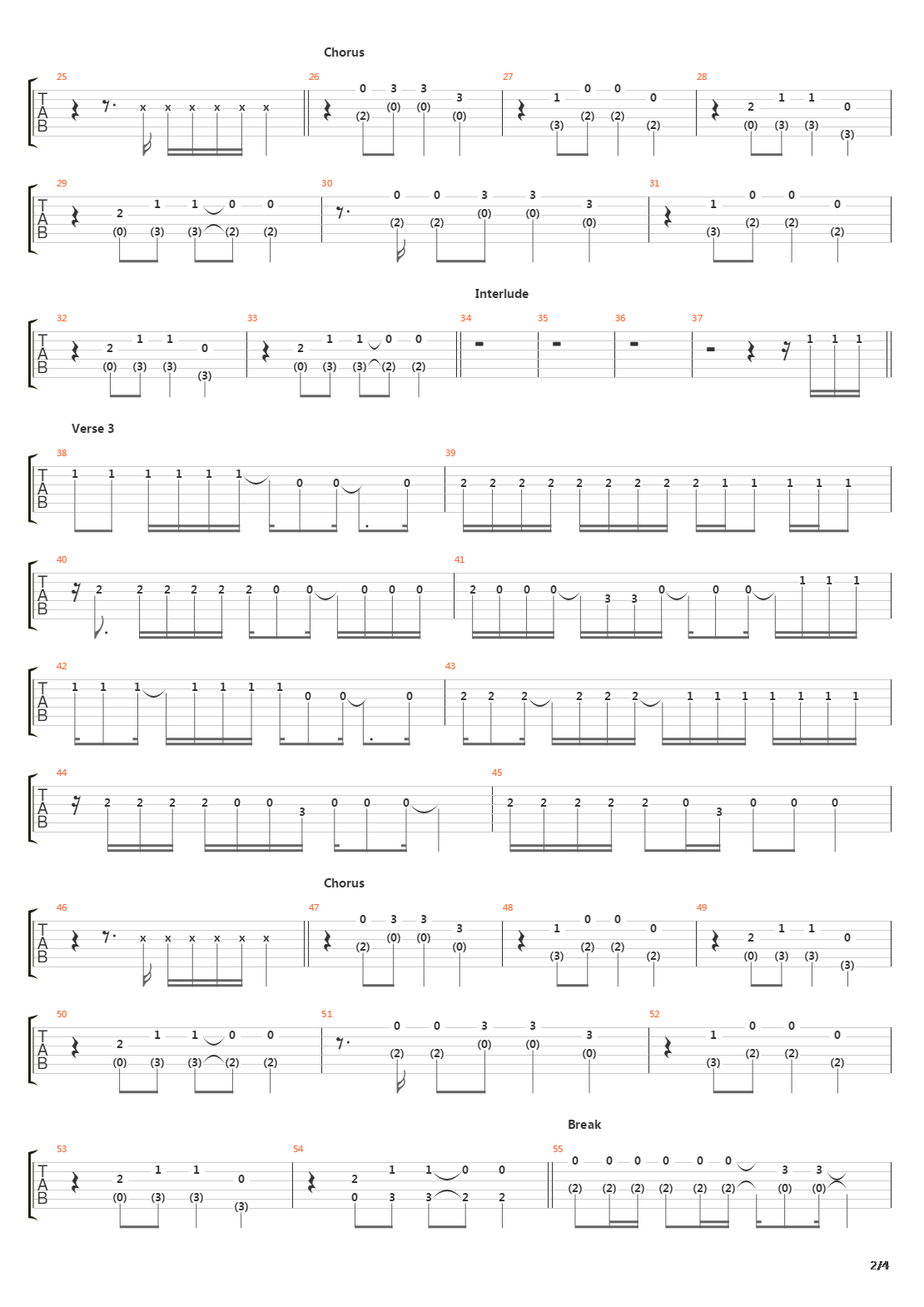 Graduation吉他谱