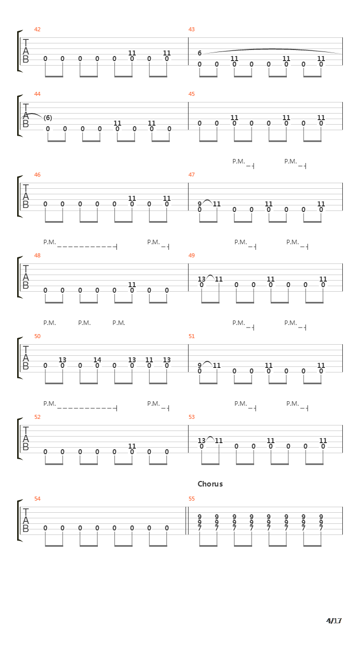 Fallen吉他谱