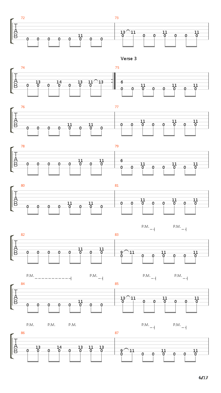 Fallen吉他谱