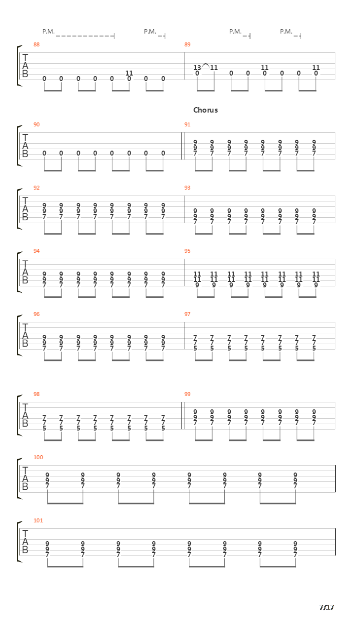 Fallen吉他谱