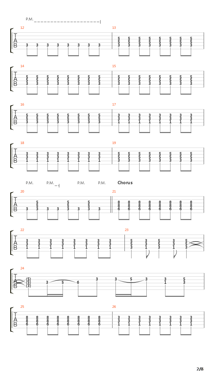 Guitar Gangsters And Cadilac Blood吉他谱