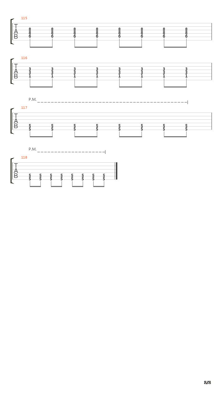 Guitar Gangsters And Cadilac Blood吉他谱