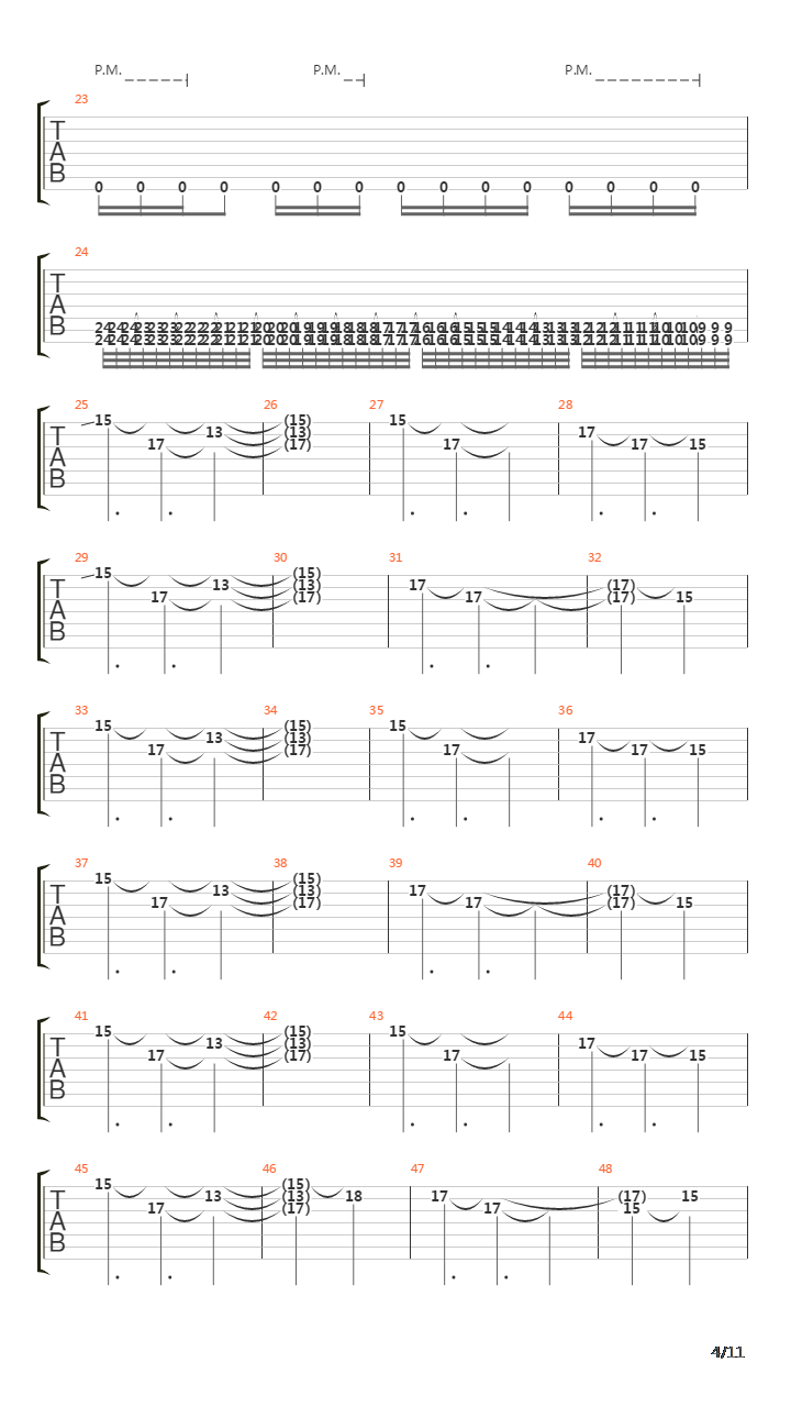Behind The Curtain吉他谱