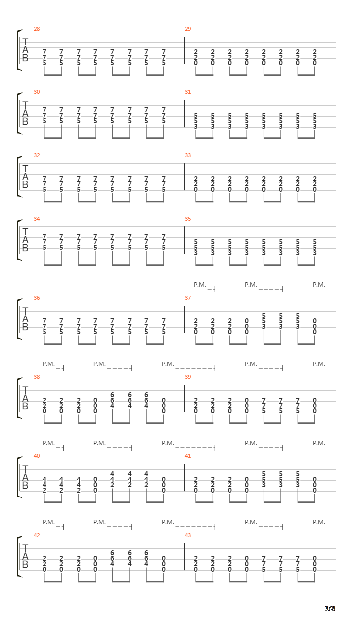 1982吉他谱